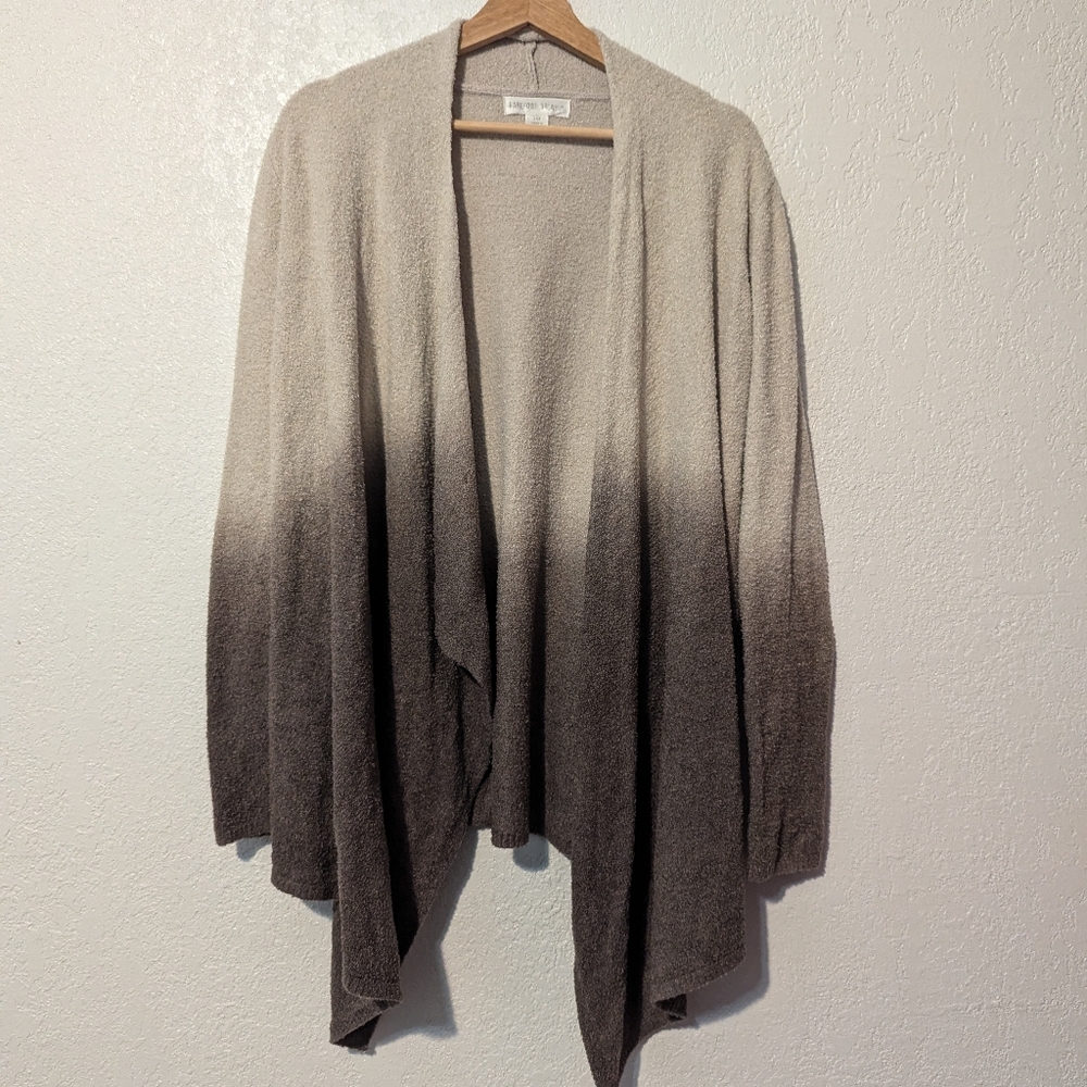 Barefoot dreams Open front ombre cardigan sweater
